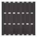 Produktbild: GroJa DIY WPC-Zaun Bausatz 180x180 anthrazit - Querriegel silber 4250260972692