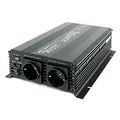 Produktbild: SOLARTRONICS Spannungswandler NM1500 12V 1500 Watt SCHWARZ - 3000 Watt Spitzenleistung - Wechselrichter 12v auf 230v - Blei- oder AGM-Batterie kompatibel - mit Schuko- & USB Anschluss