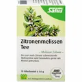 Produktbild: ZITRONENMELISSEN Tee Melissae herba Salus Fbtl. 15 St PZN09002325