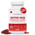 Produktbild: Bandini® Fermentierter Roter Reis, 180 Tabletten für 6 Monate, Hochdosiert,vegan