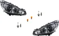 Produktbild: Scheinwerfer passend für Peugeot 308 05/11- mit Leuchtmittel Satz LR 6208X6 9674039880 6206X6 9674039780 Johns