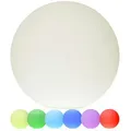 Produktbild: StarTrading LED Gartenkugel Kugelleuchte 50cm RGB Farbwechsel weiß Fernb.Aufladbar