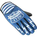 Produktbild: HolyFreedom Hotwheels perforierte Motorradhandschuhe, weiss-blau, Größe XL für Männer