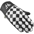 Produktbild: HolyFreedom Bullit Perforated Motorradhandschuhe, schwarz-weiss, Größe S für Männer