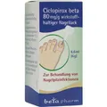 Produktbild: CICLOPIROX beta 80 mg/g wirkstoffhalt.Nagellack 6,6 ml PZN 16006186