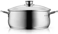 Produktbild: WMF Diadem Plus Kochtopf Ø 24 cm groß, Bratentopf mit Glasdeckel, Kochtopf Topf