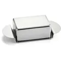 Produktbild: Karl Weis Butterdose mit Schnittrand, Edelstahl, 22,5 x 10,5 x 6 cm