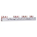 Produktbild: Hager KDN363F Phasenschiene mit Gabelanschluss 10qmm 63A LS 3 polig 12 Module