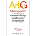 Produktbild: dtv Gesetzbuch Beck-Texte, Arbeitsgesetze ArbG, Taschenbuch, 107. Auflage