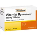 Produktbild: Vitamin B1-Ratiopharm 200 mg Tabletten 100 St