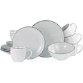 Produktbild: CreaTable, 20317, Vintage Nature Weiss, Kombiservice 16-tlg, Porzellan - Weiß