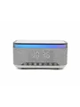 Produktbild: DENVER CRQ-225 - FM Clock Radio - with Bluetooth function & wireless charging - Gray - AM/FM - Grau
