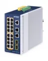 Produktbild: Planet IP30 Industrial L2/L4 16-Port 10/100/1000T 802.3at PoE+ PoE + (IGS-4215-16P2T2S)