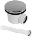 Produktbild: Ablaufgarnitur Ø90mm Siphon für Duschwanne MIT Flex Schlauch Abfluss A49CR-77 +