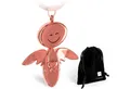 Produktbild: FABACH Schlüsselanhänger Schutzengel Smile mit Herz - Engel aus Metall - Geschenk Glücksbringer