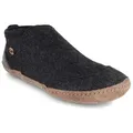 Produktbild: WoolFit Homeoffice Hausschuhe Taiga Hausschuh mit vegetabiler Ledersohle grau 40 EU