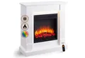 Produktbild: Balderia Elektrokamin BALDERIA Ladina - Standkamin - weiss, LED-Beleuchtung 3D-Flammeneffekt Fernbedienung Timer Thermostat