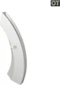 Produktbild: TOP ORIGINAL Gorenje Türgriff Griff weiß für Frontlader Waschmaschine 333855
