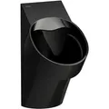 Produktbild: LAUFEN VAL Absauge-Urinal, ohne Löcher für Deckelmontage, spülrandlos, mit elekt. Steuerung, Bluetooth, 305x365x560 mm, H8402860200001, Farbe: Schwarz glänzend