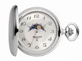 Produktbild: Regent P-730 Savonnette Mondphasen-Taschenuhr mit Kette Schweizer Werk