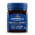 Produktbild: Haddrell's of Cambridge Manuka Honig MGO 250+ (UMF 10+) 250g – Zertifizierter Manukahonig aus Neuseeland – Reich an Methylglyoxal – Nachhaltig, roh und mit hohem MGO-Gehalt – Honig in Premium-Qualität