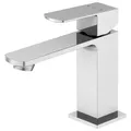 Produktbild: Waschtischarmatur Serie 342, Chrom, Metall, 3.6x14.6x15.5 cm, Made in Germany, flexible Anschlussschläuche, Keramikkartusche, Badezimmer, Waschbecken & Armaturen, Badarmaturen