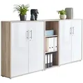 Produktbild: Aktenschrank Office Edition Sw Set 8 Sonoma Eiche/Weiß
