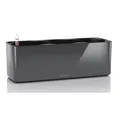 Produktbild: Lechuza Pflanzengefäß CUBE Glossy Triple anthrazit highgloss 14 x 40 x 13,5 cm
