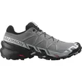 Produktbild: Salomon Herren Speedcross 6 Wide Schuhe (Größe 42.5 , grau)