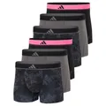 Produktbild: adidas Sportswear - Active Micro Flex Eco - Retro Short/Pant - 6er Pack (M Schwarz/grau)