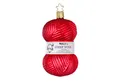 Produktbild: INGE-GLAS® Christbaumschmuck, Christbaumschmuck Glas Strickgarn Wolle 11cm rot