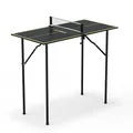 Produktbild: JOOLA Tischtennisplatte Mini - Indoor Tischtennistisch, Freizeittisch Inklusive Tischtennisnetz, Dark-Grey