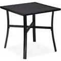 Produktbild: Relaxdays Gartentisch Stahl Schwarz 46 cm x 46 cm x 46 cm 5,2 kg