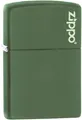 Produktbild: ZIPPO Original Feuerzeug Regular / Grün matt Zippo Logo / Geschenketui