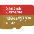 Produktbild: SanDisk Extreme microSDXC Speicherkarte 128GB + SD Adapter