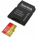 Produktbild: SANDISK Extreme microSDXC 128GB 190MB/s A2 V30 für Actioncam