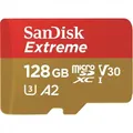 Produktbild: SanDisk Extreme microSDXC Speicherkarte 128GB + SD Adapter
