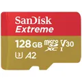 Produktbild: SanDisk Extreme microSDXC-Karte 128 GB Class 10, UHS-I, v30 Video Speed Class