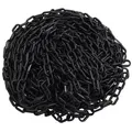 Produktbild: vidaXL Absperrkette Schwarz 100 m Ø6 mm Kunststoff