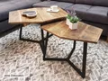 Produktbild: soma Couchtisch Soma Couchtisch Set 2 Stück Wohnzimmer Tisch Satzt