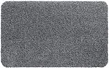 Produktbild: Schmutzfangmatte als saugstarke Innen Fußmatte grau meliert - Waschbarer Fußabtreter als robuste Sauberlaufmatte 50x80 cm - Antirutsch Türmatte für Eingangsbereich, Haustür, Flur