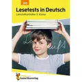 Produktbild: Lesetests in Deutsch - Lernzielkontrollen 3. Klasse. Ab 8 Jahre., sortiert
