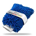Produktbild: Liquid Elements - Waschhandschuh Chubby 2.0 aus ultraweicher Chenille-Faser mit Stretcharmband - Waschhandschuh Auto & Motorrad für schonende & kratzfreie Lackpflege - Gegen hartnäckigen Schmutz