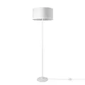 Produktbild: Paco Home Stehleuchte Wohnzimmer Dreibein Stoffschirmlampe Standleuchte Tischlampe Textil Schirm E27 Nachtlicht Skandi, Farbe:Weiß (Ø38 cm), Leuchtenart/Farbe:Stehleuchte-Weiß - Typ 2