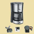 Produktbild: Severin Glaskrug-Kaffeemaschine TypeSwitch KA 4825 - Edelstahl/schwarz