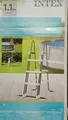 Produktbild: Intex Poolleiter Sicherheitsleiter 28075 Krystal Clear Pool Leiter Basic 110 cm