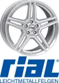 Produktbild: 4x Rial M10 8,5X18 5/112 ET48 Polar-Silber
