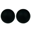 Produktbild: Massageball Faszienball Hart in Lacrosse Ball Größe. 2 Stück, Schwarz