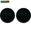 Produktbild: Massageball Faszienball Schwarz 2 Stück Triggerpunktball für Rücken Beine Füße