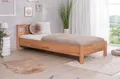 Produktbild: TiCAA Einzelbett, Doppelbett, Gästebett, Funktionsbett für Schlafzimmer, Kinderzimmer Buche masivholz Bettgestell 90 x 200/100x200/140x200